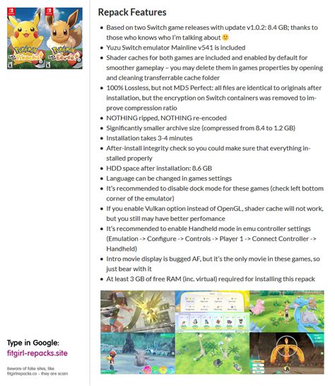 r/CrackWatch on Reddit: Pokemon: Let’s Go, Pikachu/Eevee!.
